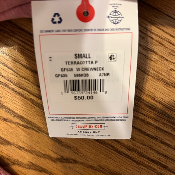 Pink champion crewneck sweatshirt - Picture 4 of 4